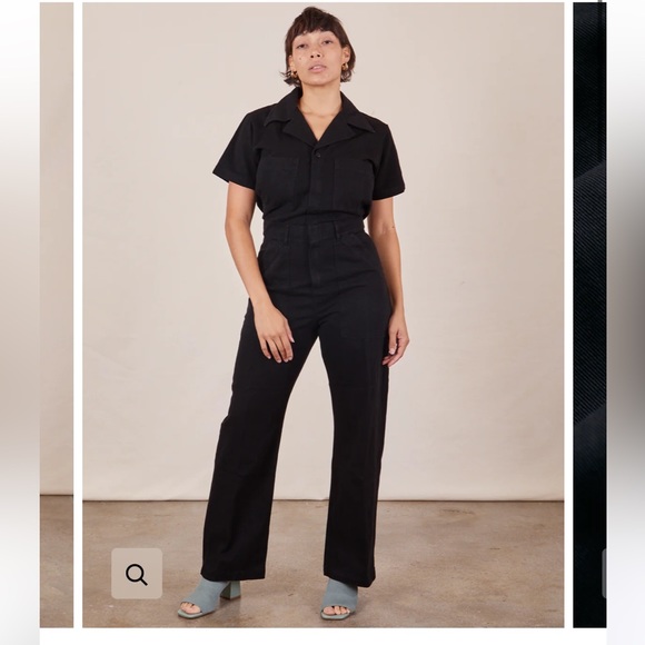 NWT Big Bud Press Short Sleeve Jumpsuit- Basic Black - Picture 1 of 4
